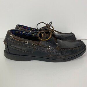 Timberland Shoes Men's 8.5M Chocolate Brown Boat Kia Wah 2 Eye Leather 8.5 M